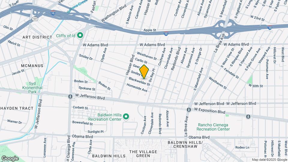5347 Blackwelder St Mapa y Detalles de la Ubicación