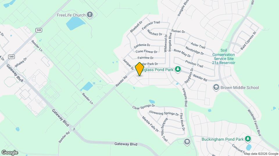 4254 Calla Dr, Unit 1 Map and Location Details