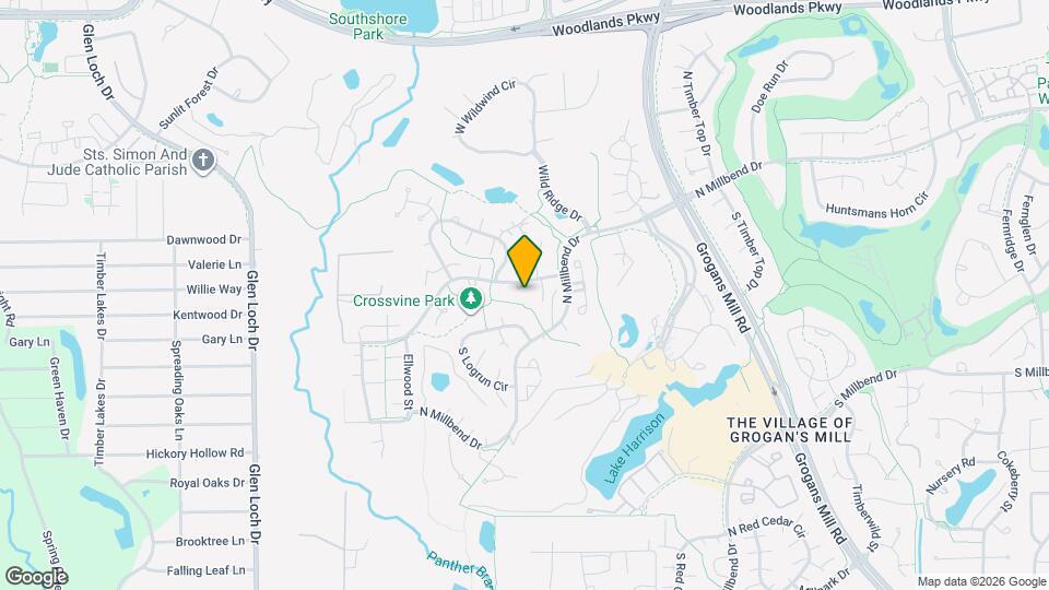 2703 Crossvine Cir Map and Location Details