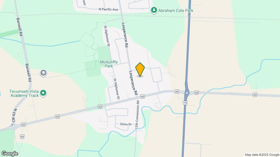 2462 Lesperance Rd Map and Location Details