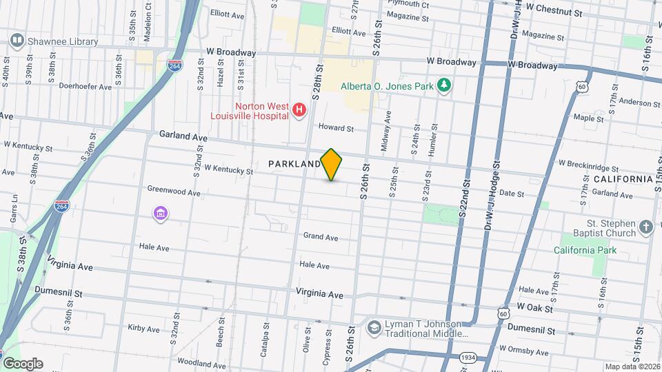 2702 W Kentucky St Mapa y Detalles de la Ubicación