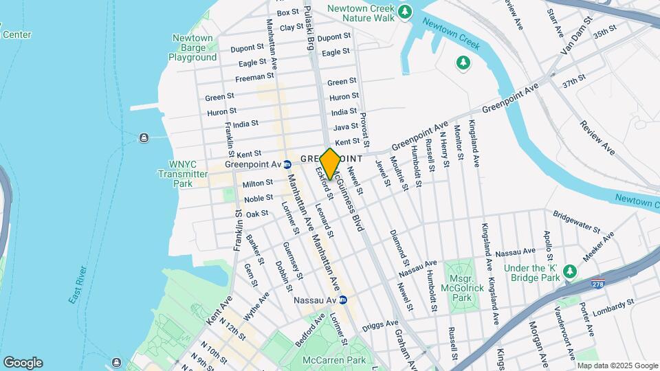 292 Eckford St Map and Location Details