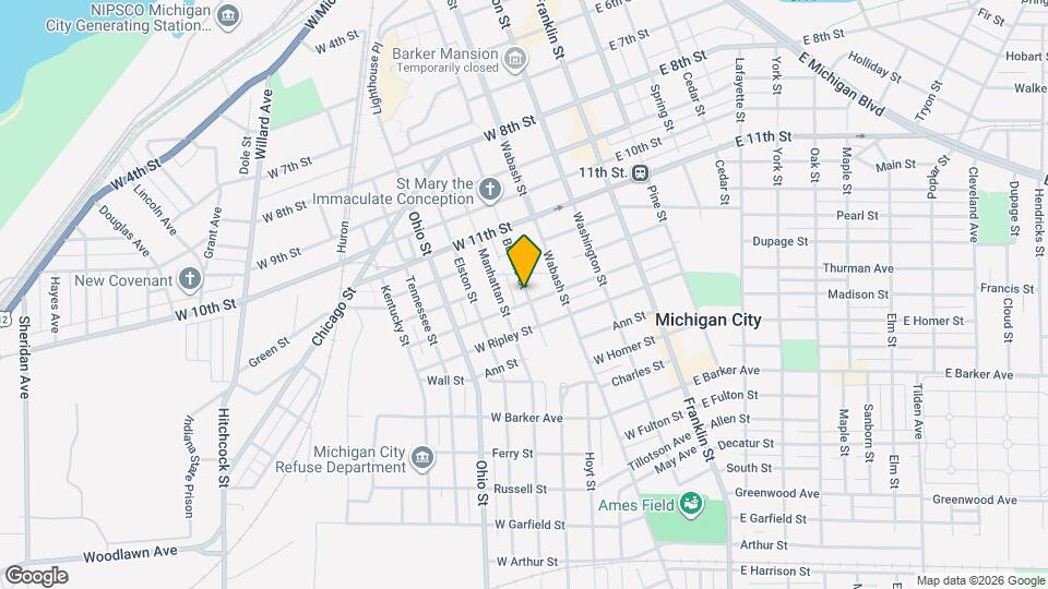 1303 Buffalo St Mapa y Detalles de la Ubicación