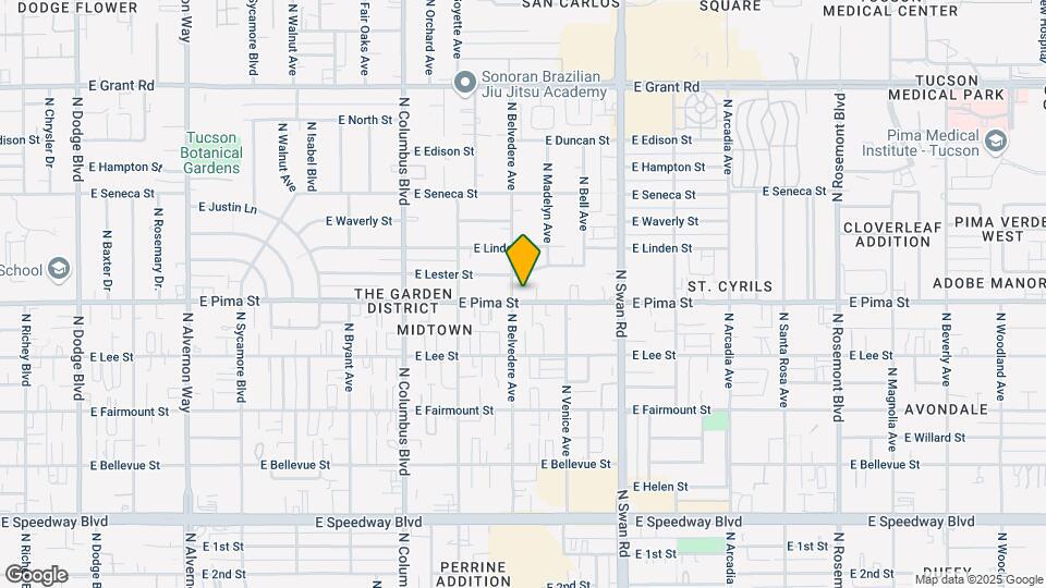4501-4509 E Pima St Map and Location Details