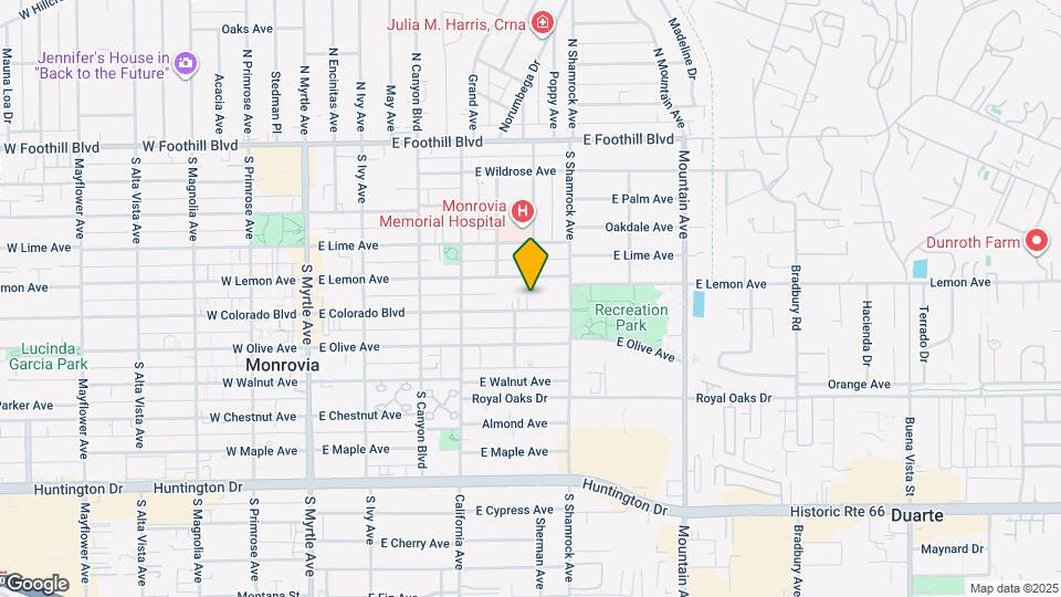 529 E Colorado Blvd Map and Location Details