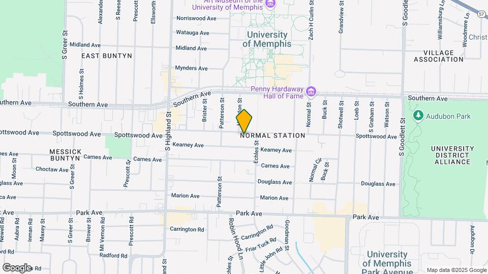 3687 Spottswood Ave Map and Location Details