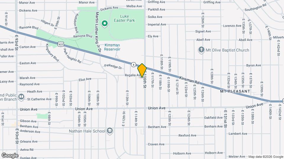 3378 E 116th St Map and Location Details