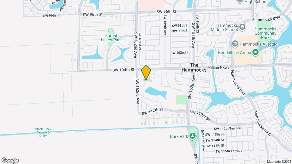 10561 SW 161st Ave Mapa y Detalles de la Ubicación