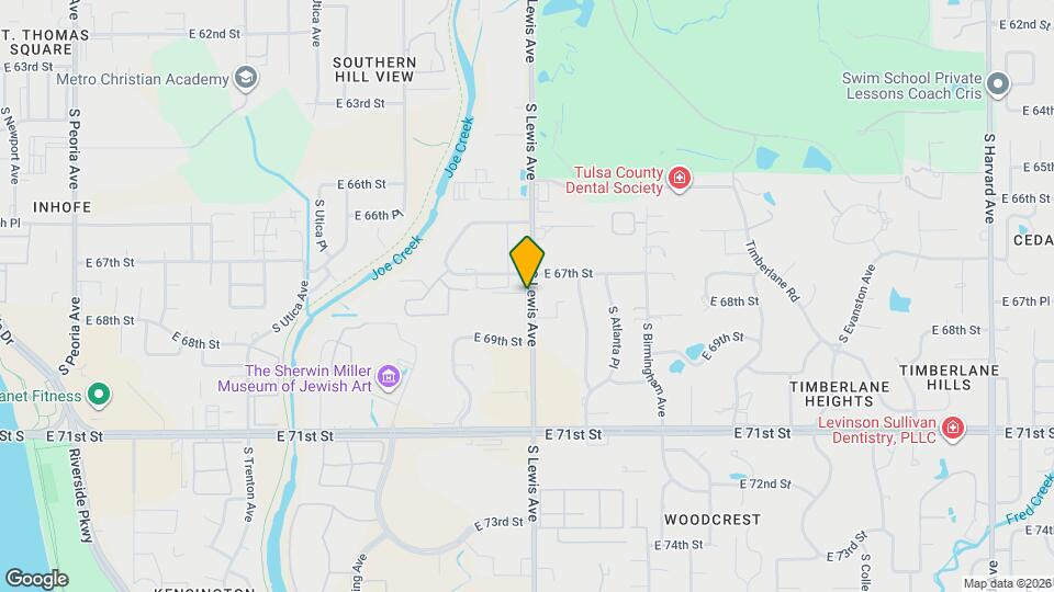 6724 S Lewis Ave Map and Location Details