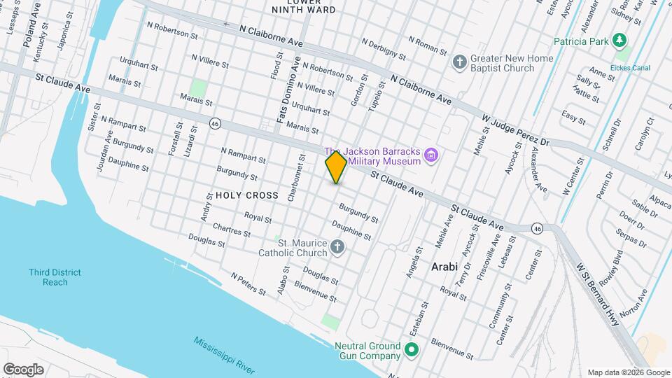 6038 N Rampart St Mapa y Detalles de la Ubicación