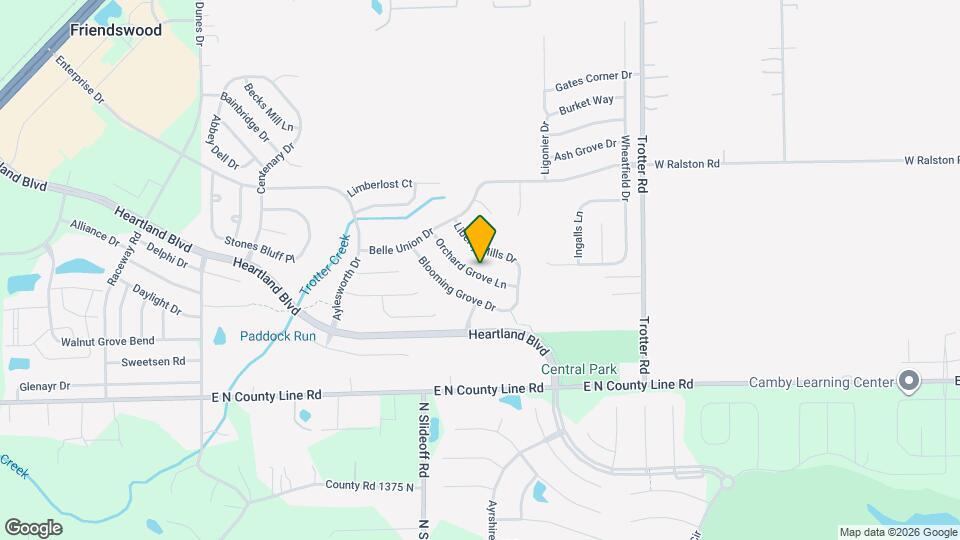 8652 Orchard Grove Ln Map and Location Details