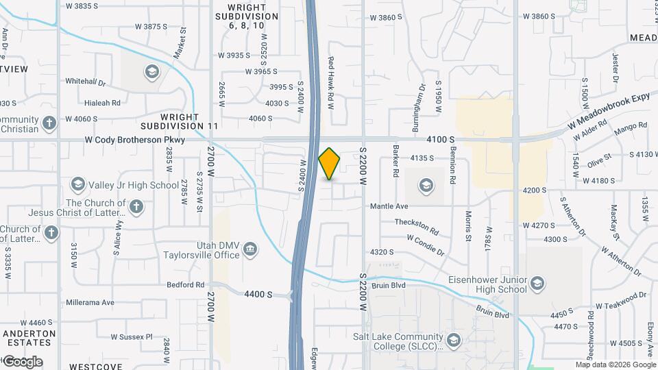 2306 W 4195 S Map and Location Details