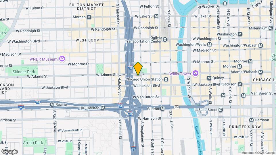 210 S Desplaines St, Unit 1906 Mapa y Detalles de la Ubicación