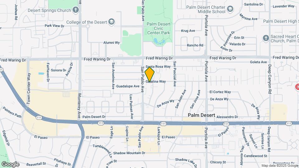 73575 Catalina Way Mapa y Detalles de la Ubicación