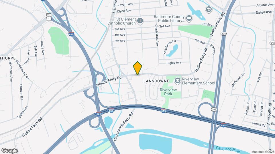 4369 Hollins Ferry Rd Map and Location Details