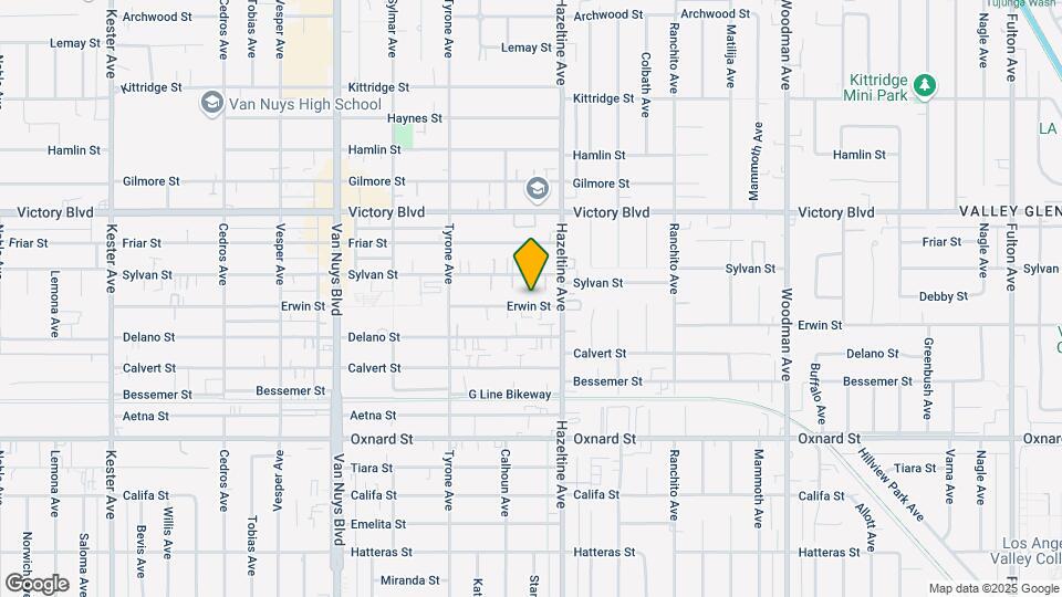 14133 Erwin St Map and Location Details