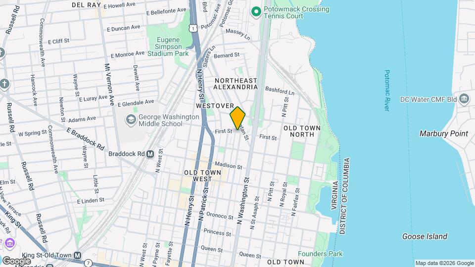 944 N Columbus St Map and Location Details