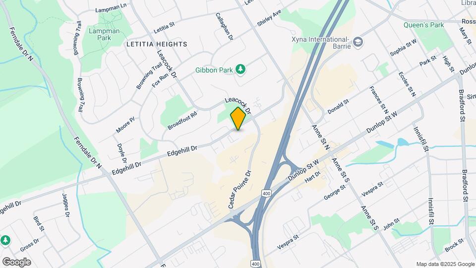 151 Edgehill Dr Map and Location Details