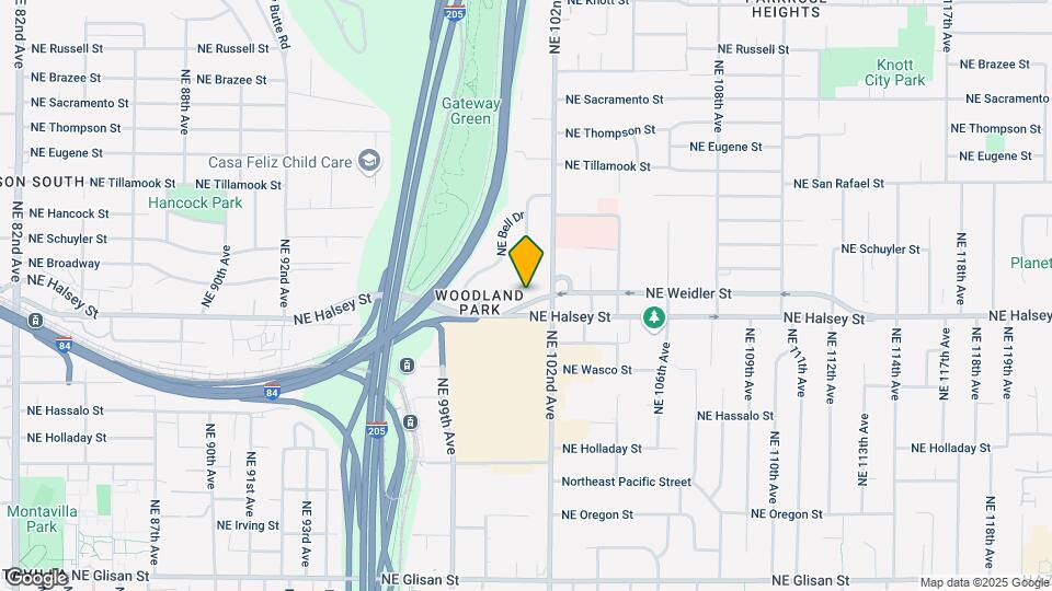 10108 NE Weidler St Map and Location Details