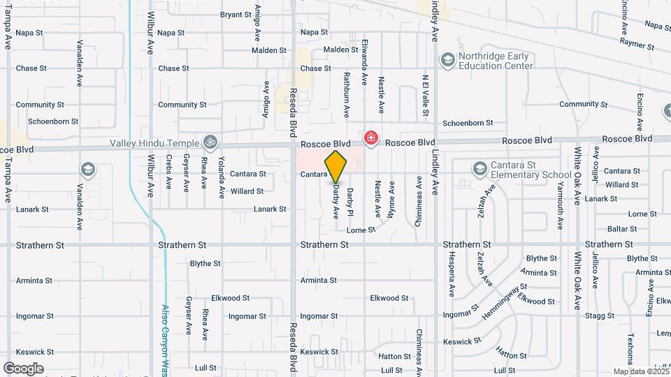 8137 Darby Ave Map and Location Details