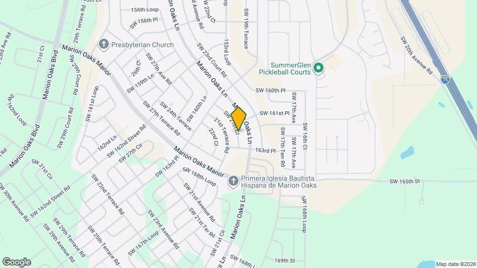 16257 SW 21st Ct Map and Location Details