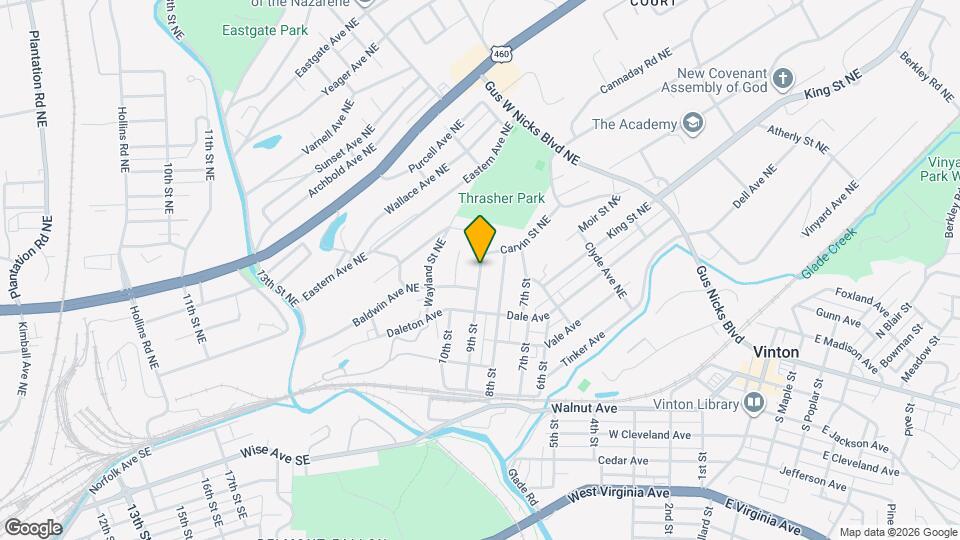703 Bibb St NE Map and Location Details