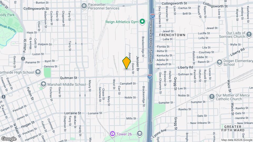 2420 Stevens St Map and Location Details