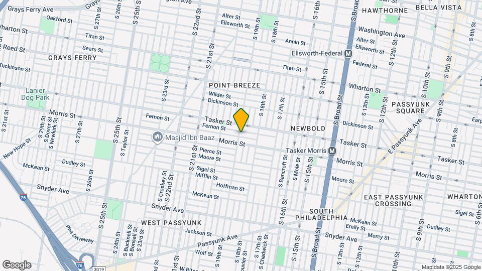 1625 S 19th St Mapa y Detalles de la Ubicación