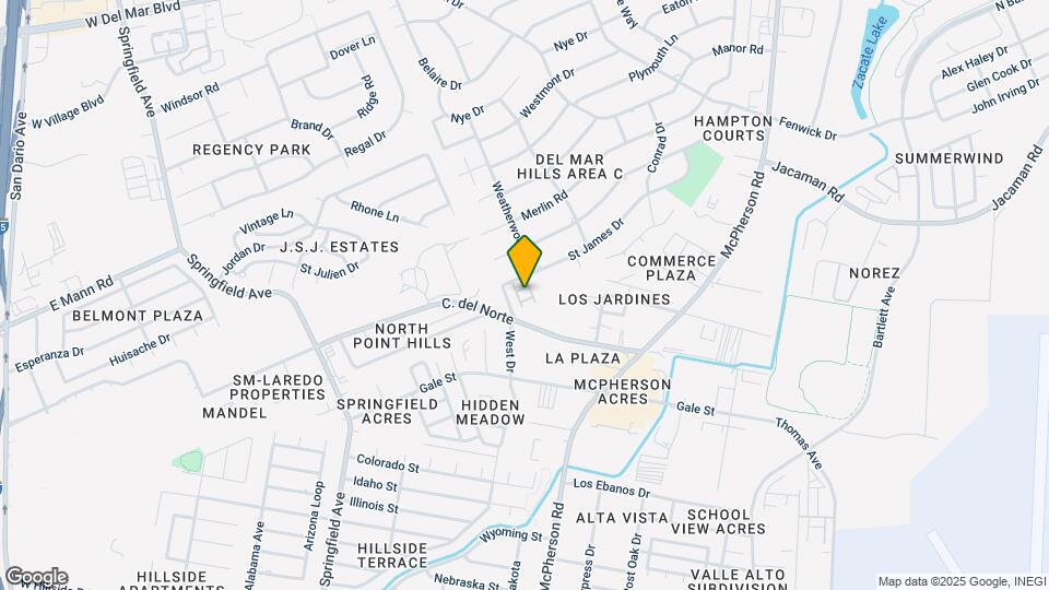707 St James Dr Map and Location Details