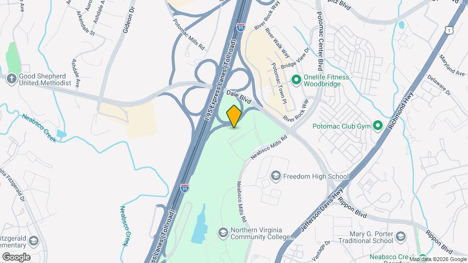 Neabsco Commons Mapa y Detalles de la Ubicación