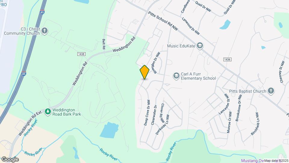 2787 Island Point Dr NW Map and Location Details