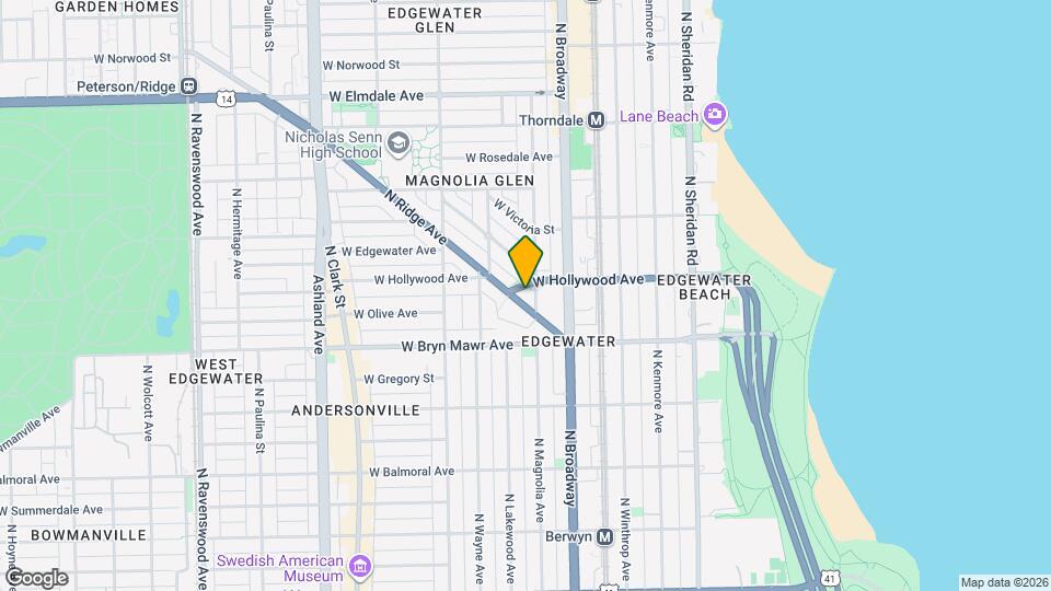 5659 N Ridge Ave, Unit J05P Map and Location Details