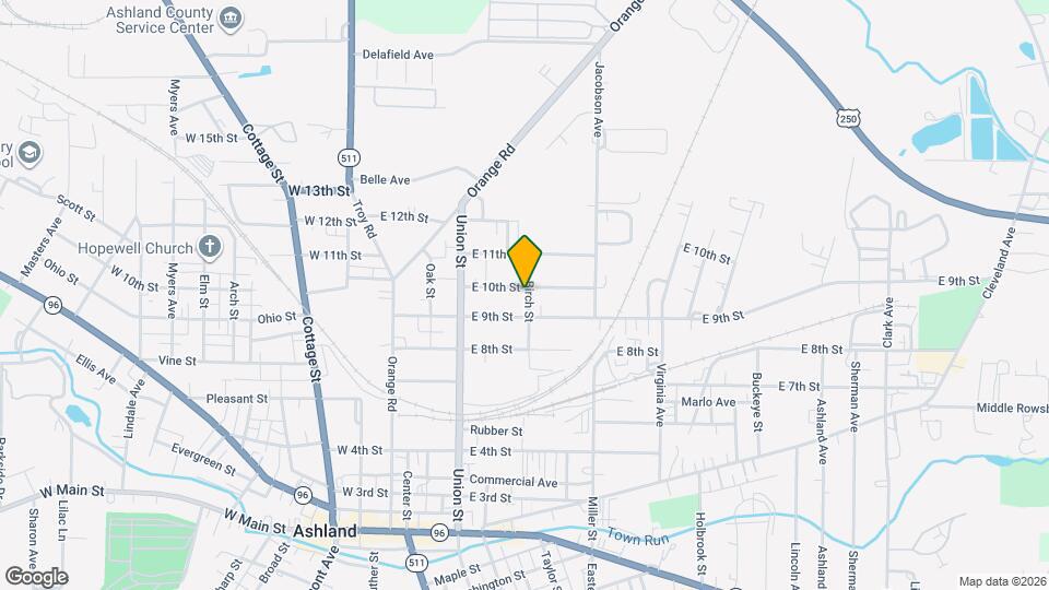 259 E 10th St Map and Location Details