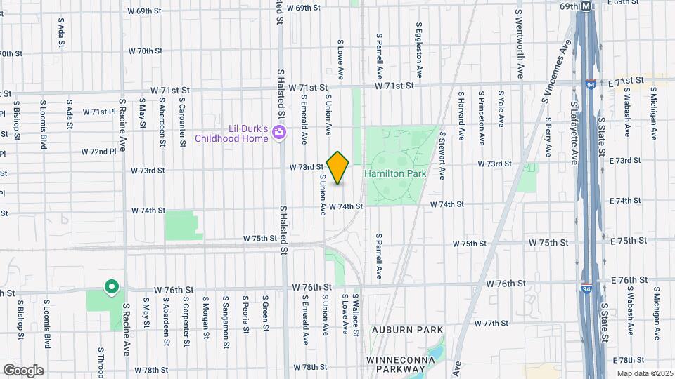 7334 S Lowe Ave Map and Location Details