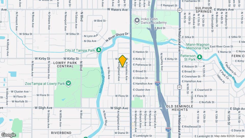 207 W Broad St Map and Location Details