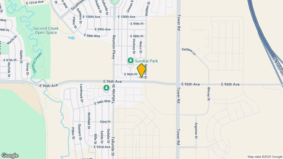 18193 E 96th Ave Map and Location Details