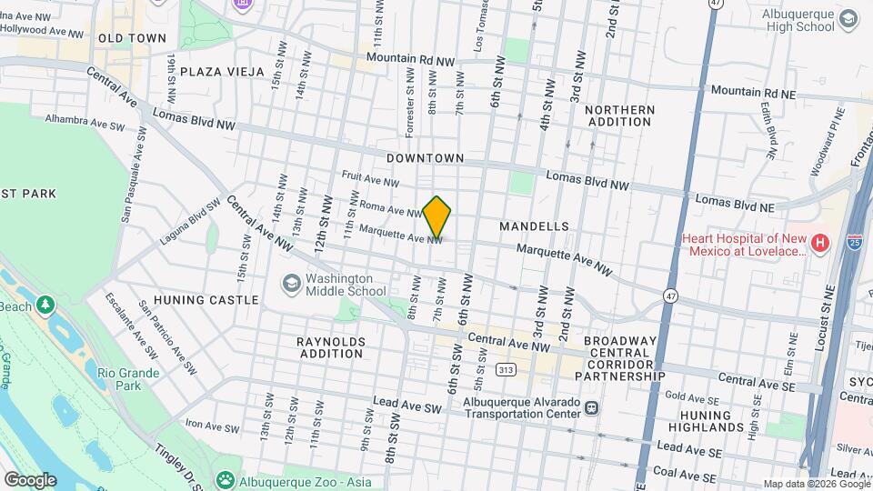 722 Marquette Ave NW Map and Location Details