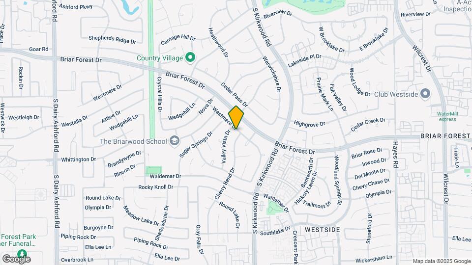 1702 Cherry Bend Dr Map and Location Details