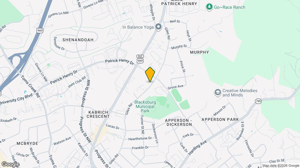 1003 Giles Road Map and Location Details