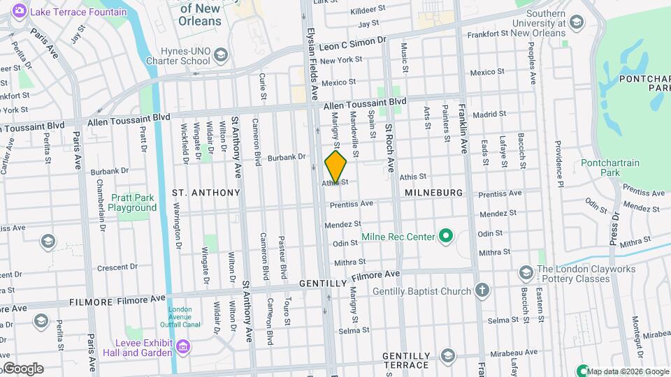 5728 Marigny St Mapa y Detalles de la Ubicación