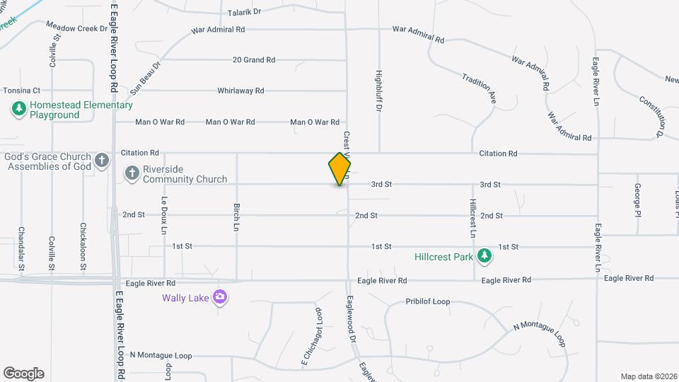 10230 Crest View Ln Map and Location Details