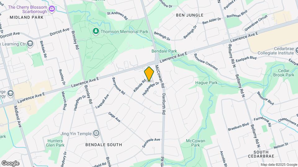 66 Hollyhedge Dr Map and Location Details