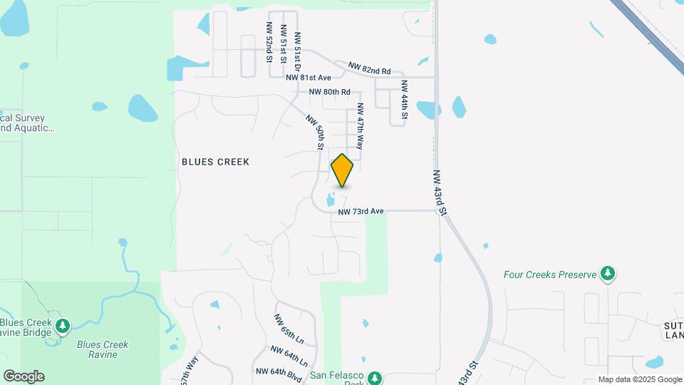 7366 NW 47th Way Map and Location Details