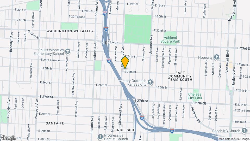 3806 E 25th St Mapa y Detalles de la Ubicación