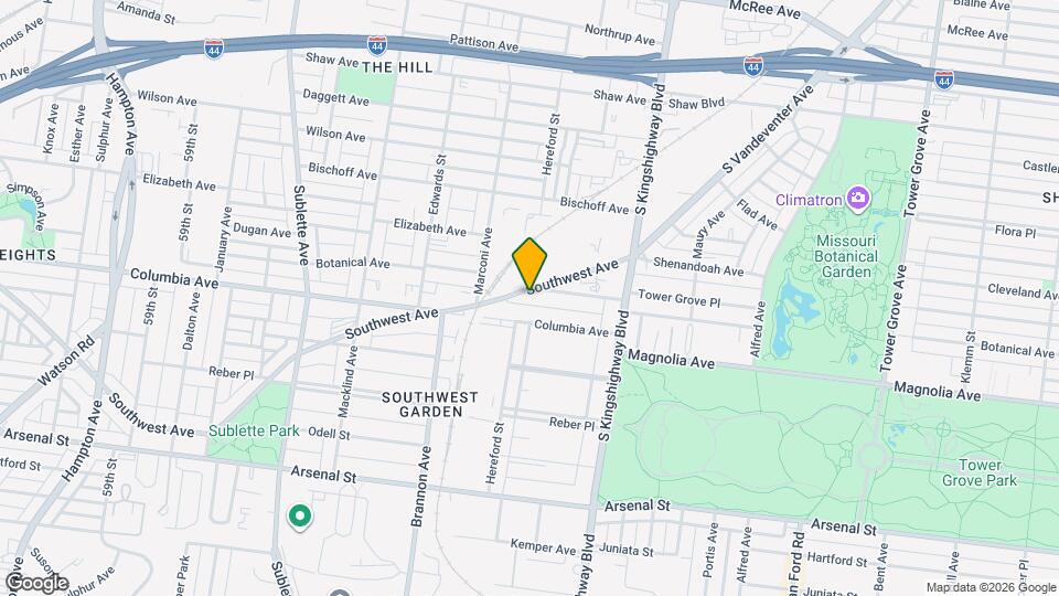 5104 Southwest Ave Map and Location Details