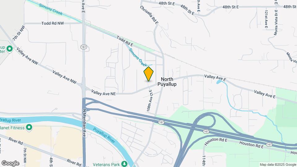 5501 108th Ave Ct E Map and Location Details