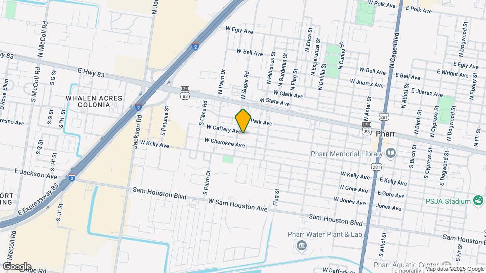 911 W Caffery Ave Mapa y Detalles de la Ubicación
