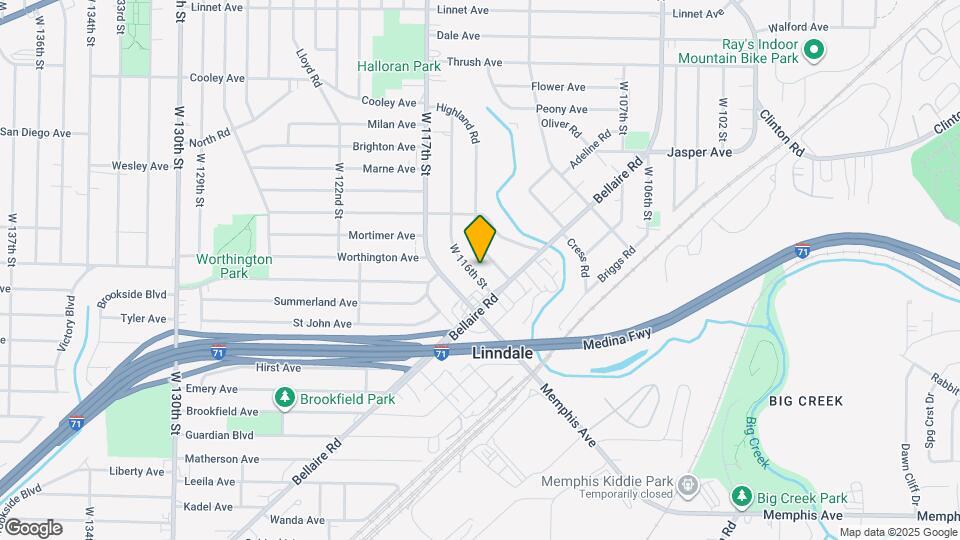 3853 W 116th St Map and Location Details