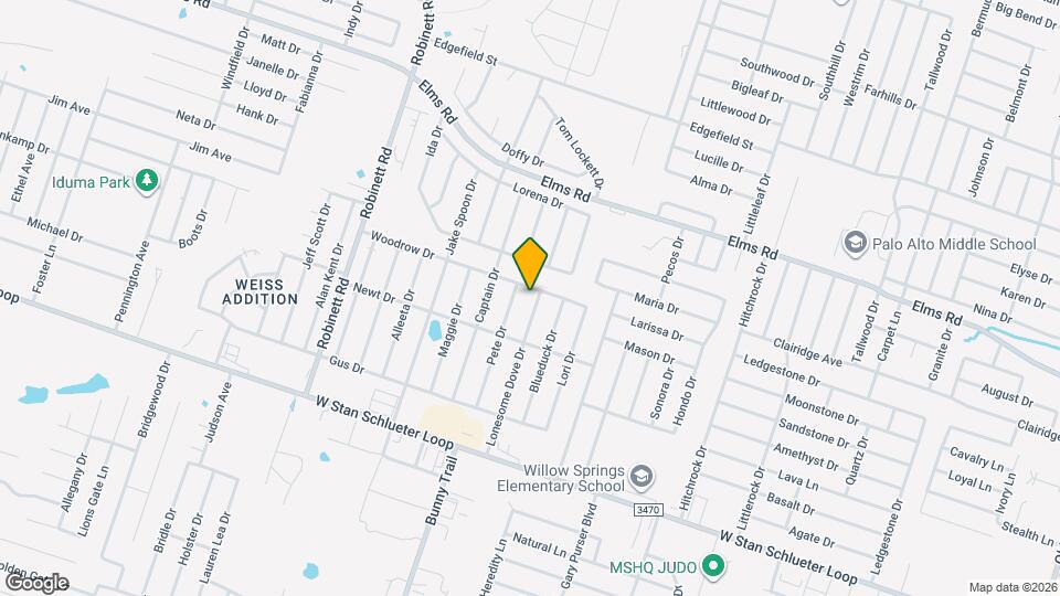 4203 Lonesome Dove Dr Map and Location Details