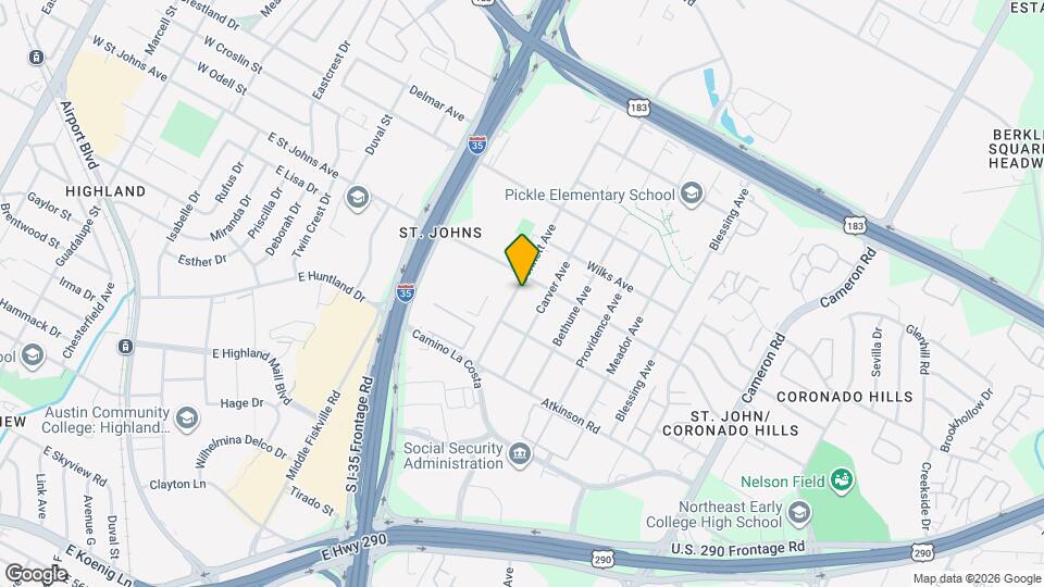 7103 Bennett Ave Map and Location Details